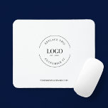 Custom business logo website simple  mouse pad<br><div class="desc">Enhance your professional image with our Simple White Minimalist Custom Logo Branded mouse pad. This sleek and functional clipboard is the perfect promotional tool to impress your clients, customers, vendors, staff, family, and friends. Designed with simplicity and elegance in mind, the white background provides a clean canvas for your custom...</div>