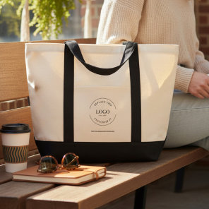 Custom Business Logo website Simple  Tote Bag