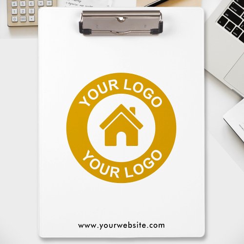 Custom Business Logo Website Slogan Promotional Clipboard