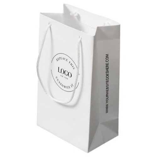 Custom Business LOGO website template Small Gift Bag