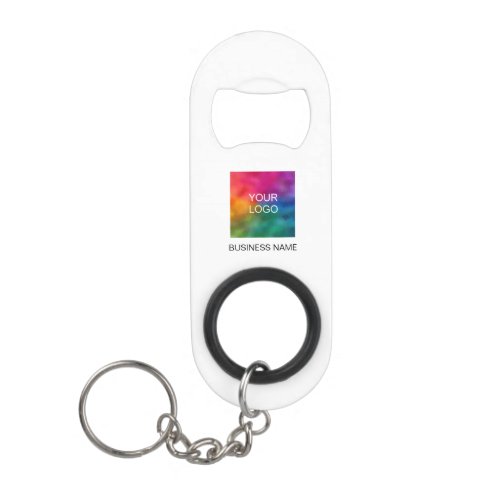 Custom Business Logo Website Url QR Code Template Keychain Bottle Opener