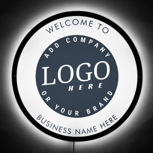 Custom Business Logo Welcome Corporate Custom LED Sign