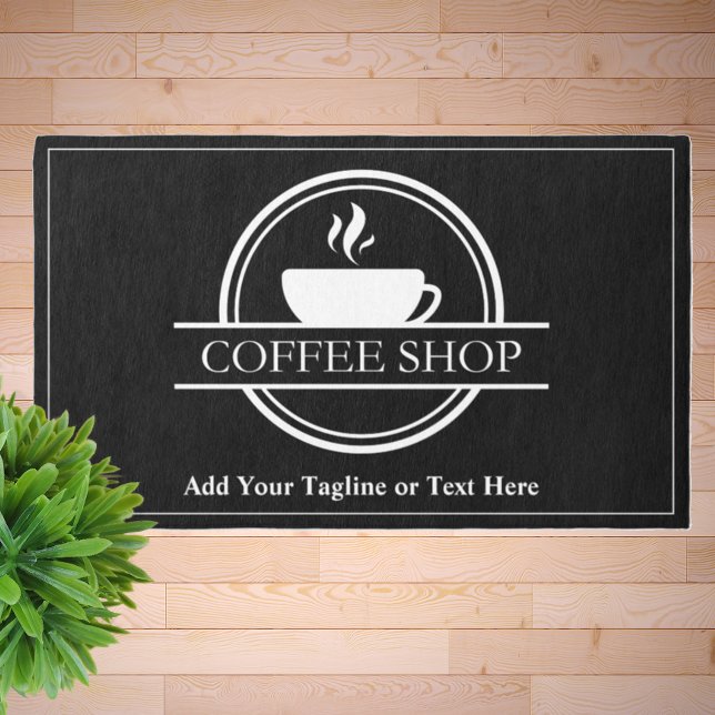 Custom Business Logo Welcome Rug (Customized Business Logo Rug)