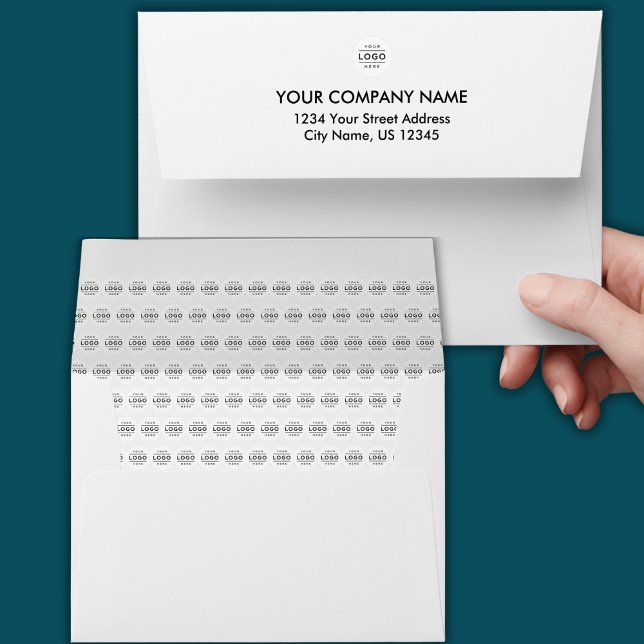 Custom Business Logo White Envelope (Custom Business Logo White Envelope)