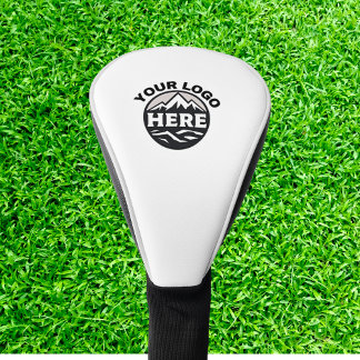 Custom Business Logo White Professional Branded Golf Head Cover