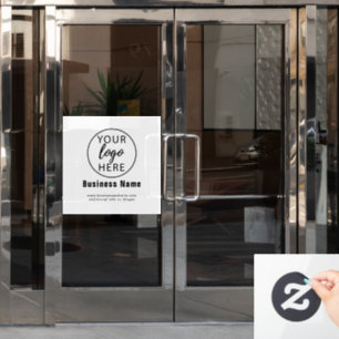Custom Business Logo Window Cling