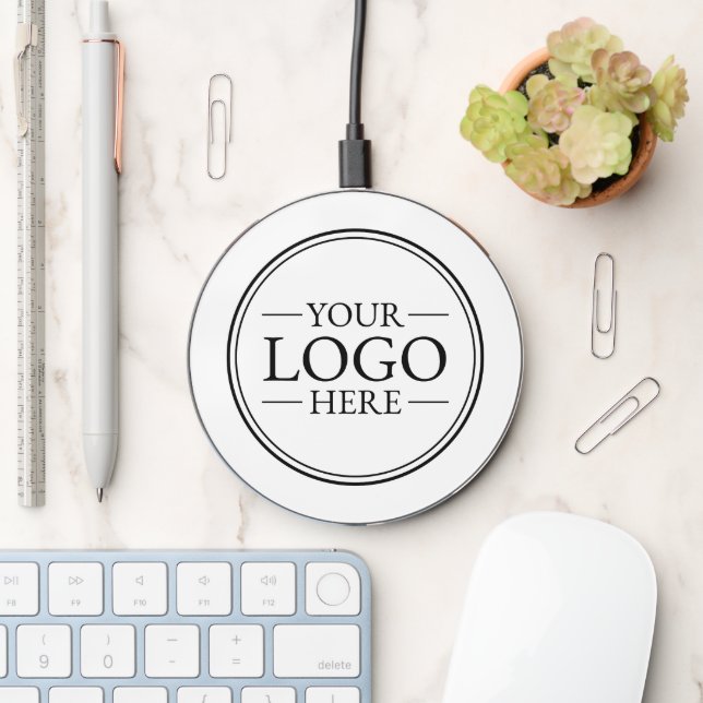 Custom Business Logo Wireless Charger (Desk)