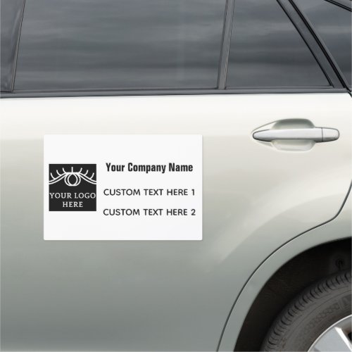 Custom Business Logo With Company Name Car Magnet