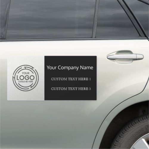 Custom Business Logo With Company Name Car Magnet