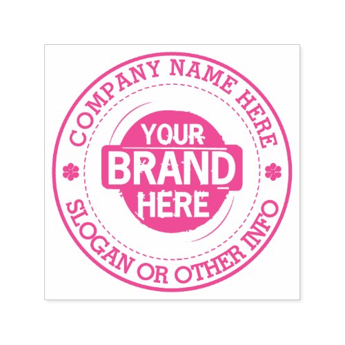 Custom Business Logo With Company Name Self_inking Stamp