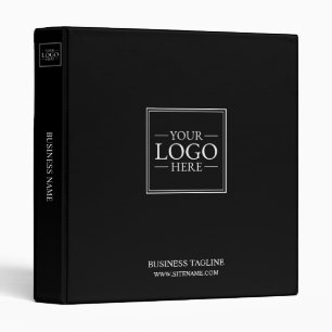 Custom Business Logo with Custom Text 3 Ring Binder