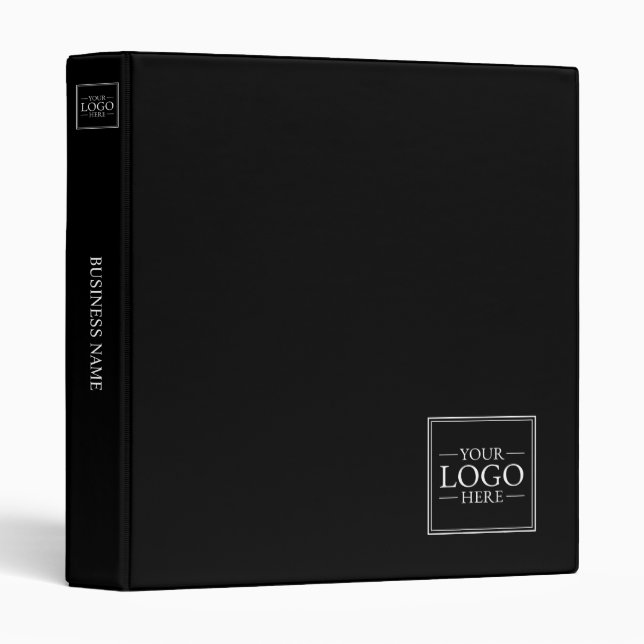 Custom Business Logo with Custom Text 3 Ring Binder (Front/Spine)