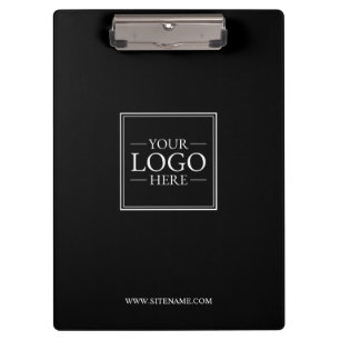 Custom Business Logo with Custom Text Clipboard