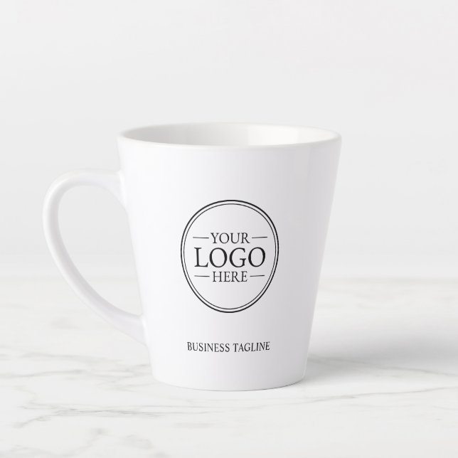 Custom Business Logo with Custom Text Coffee Mug (Left)