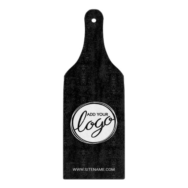 Custom Business Logo with Custom Text Cutting Board (Front)