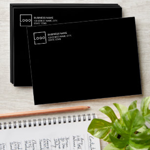 Custom Business Logo with Custom Text Envelope