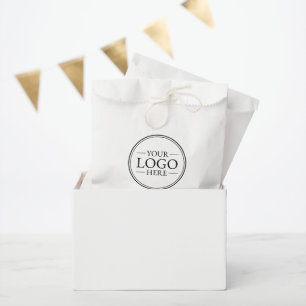 Custom Business Logo with Custom Text Favor Bag