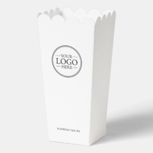 Custom Business Logo with Custom Text Favor Boxes