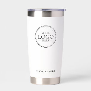 Custom Business Logo with Custom Text Insulated Tumbler