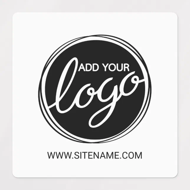 Custom Business Logo with Custom Text Labels | Zazzle