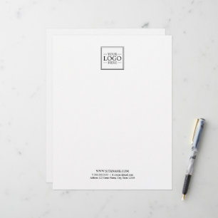 Custom Business Logo with Custom Text Letterhead