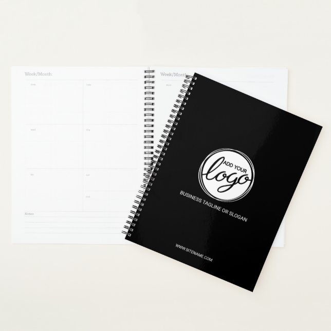 Custom Business Logo with Custom Text Planner (Display)