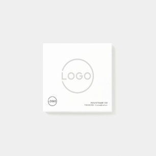 Custom Business Logo with Custom Text Post-it Notes