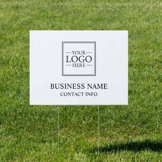 Custom Business Logo with Custom Text Sign (Insitu)