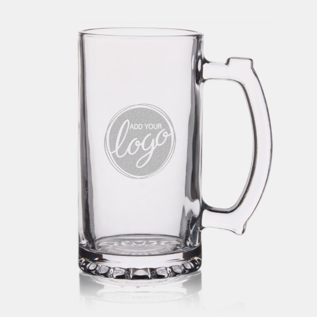 Custom Business Logo with Custom Text Stein (Glassware)