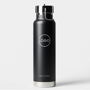 Custom Business Logo with Custom Text Water Bottle
