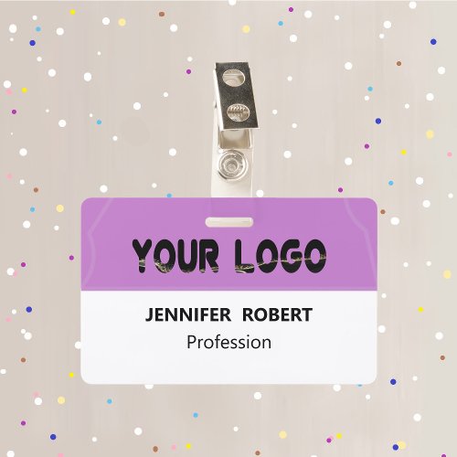 Custom business logo With Name Create your own  Badge