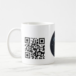 Custom Business Logo with QR code  Coffee Mug