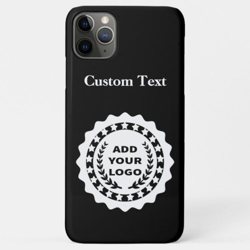 Custom Business Logo With Text iPhone 11 Pro Max Case