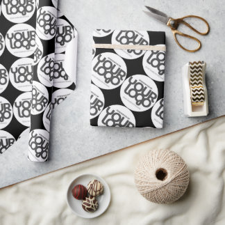 Custom Business Logo  Wrapping Paper