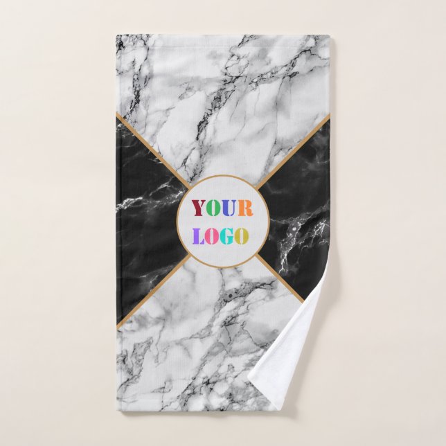 Custom Business Logo Your Company Bath Towel Set (Hand Towel)