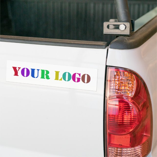 Custom Business Logo Your Company Bumper Stickers (On Truck)