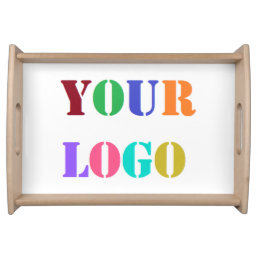 Custom Business Logo Your Company Serving Tray