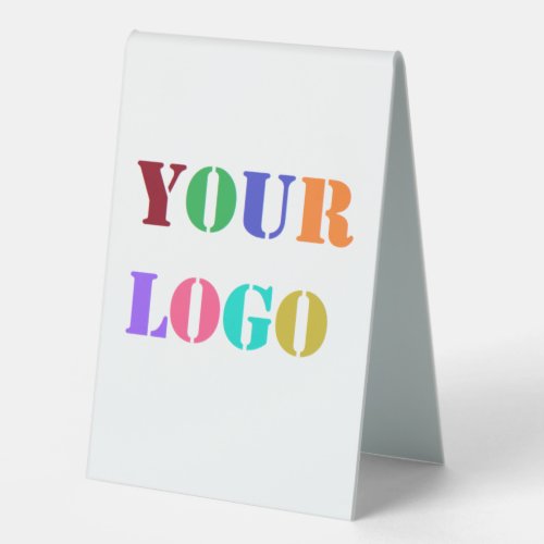 Custom Business Logo Your Company Table Tent Sign