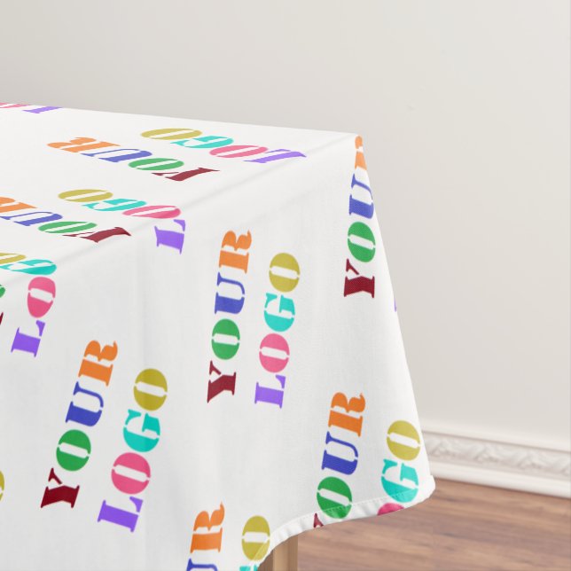 Custom Business Logo Your Company Tablecloth (In Situ)