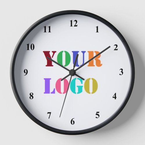 Custom Business Logo Your Company Wall Clock Gift