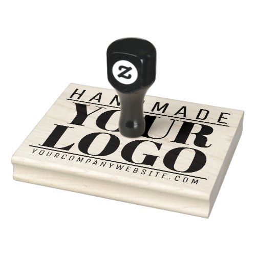 Custom BUSINESS LOGO your logo handmade website Rubber Stamp