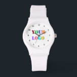 Custom Business Logo Your Promotional Watch<br><div class="desc">Watch with Custom Company Logo Your Business Promotional Personalized Watches Gift - Make Unique Your Own Design - Add Your Logo / Image / Text / more - Resize and move or remove and add elements / image with Customization tool. Choose / add your favorite background / text colors !...</div>