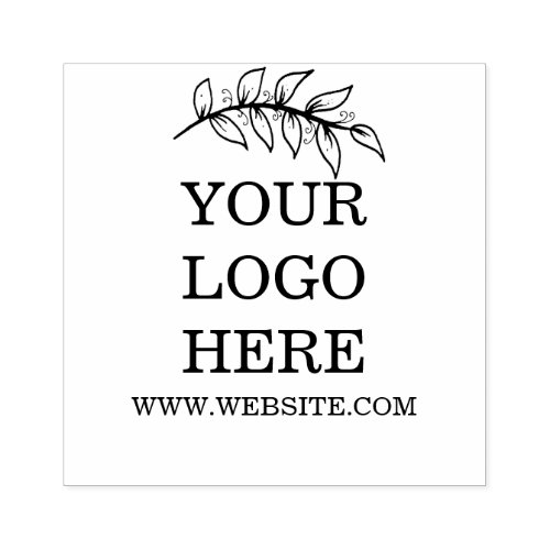 Custom Business Logo Your Website Rubber Stamp