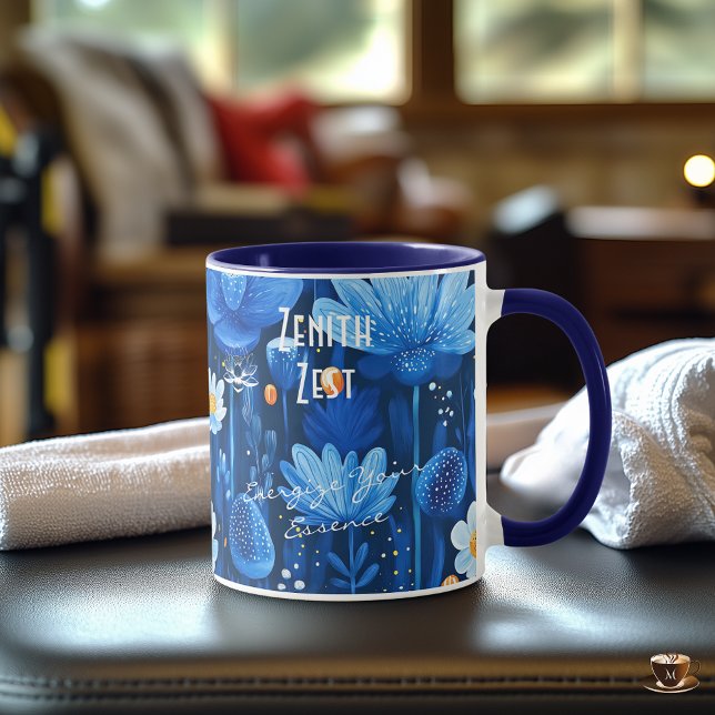 Custom Business Mug for Spa & Wellness - Deep Blue (Creator Uploaded)