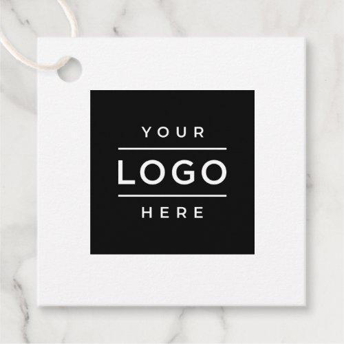 Custom Business Name and Logo Branded Favor Tags