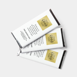 Custom Business Name and Logo Branded Hershey Bar Favors