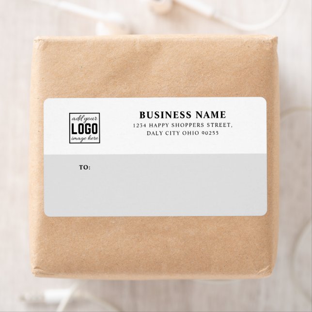 Custom Business Name And Logo Mailing Label (Insitu)