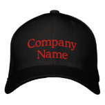 Custom Business Name Baseball Cap at Zazzle