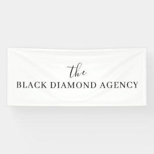 Custom Business Name Branded Company Logo Banner