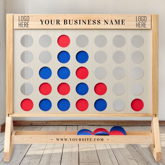 Custom Business Name Logo Rustic Modern Wood Fast Four (Creator Uploaded)